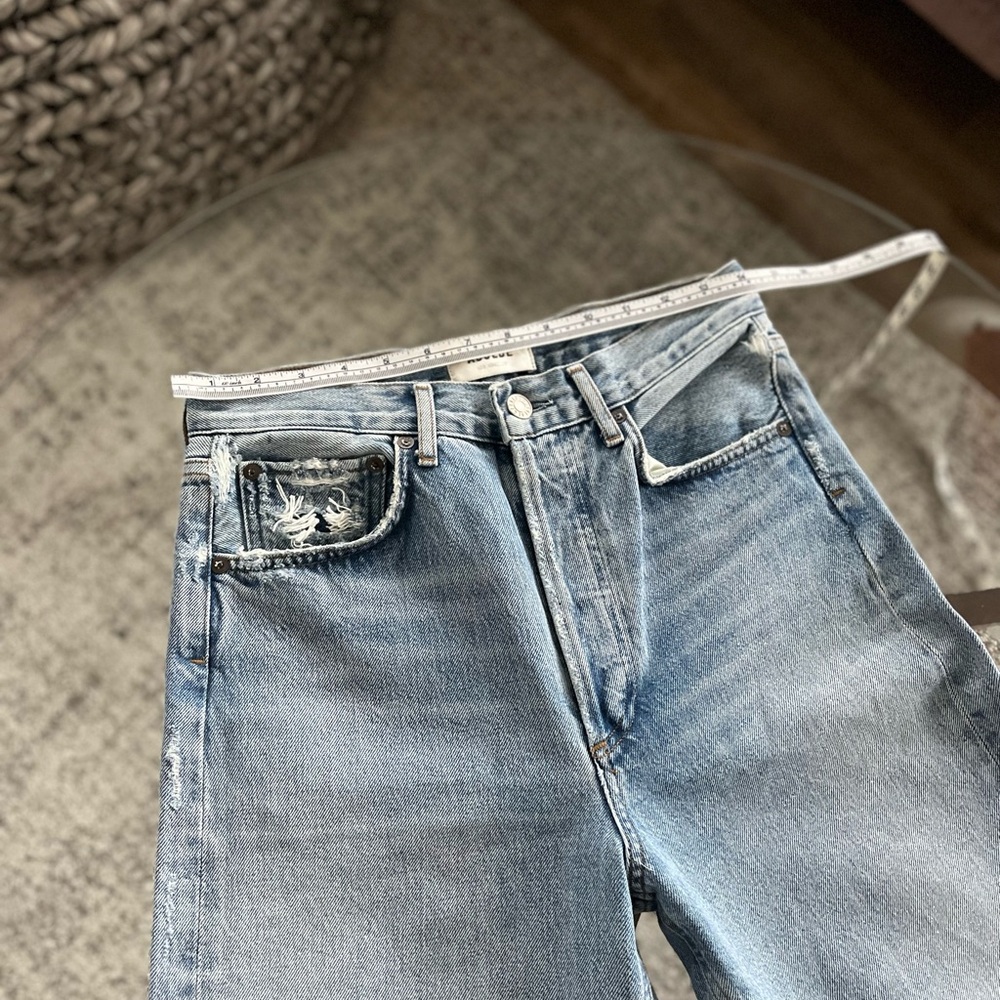 Agolde RARE 90's Mid Rise Loose Fit in Captured Sz 25, 30 Straight Leg Sz 25 - Picture 7 of 16